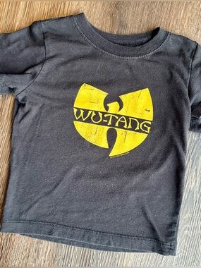 Toddler black Wu-tang Tee - 18M